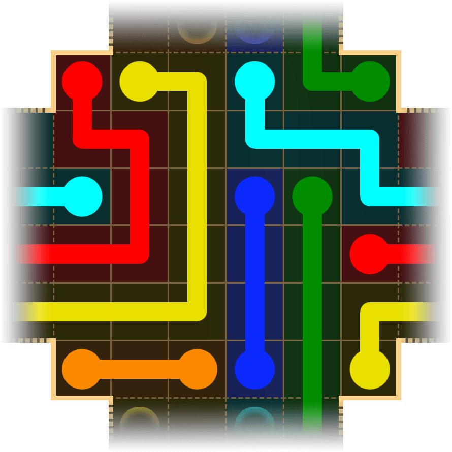 Flow Free Warps 1690 Solution