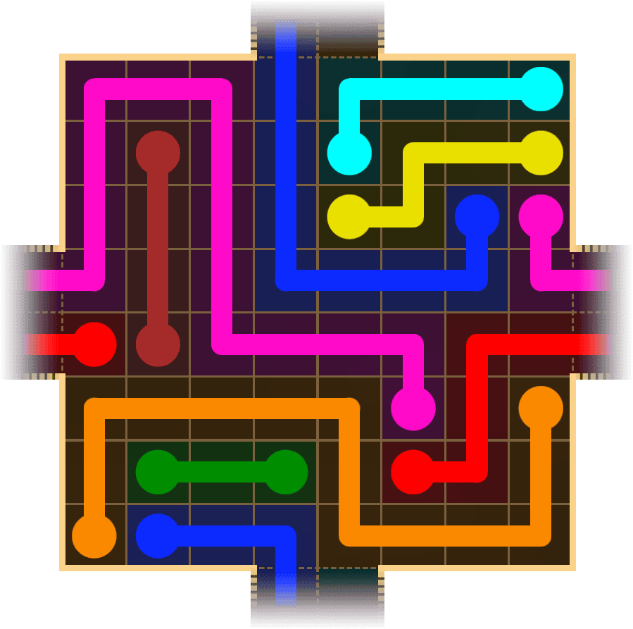 Flow Free Warps 1694 Solution