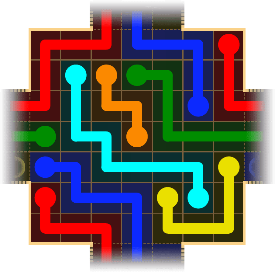Flow Free Warps 1697 Solution