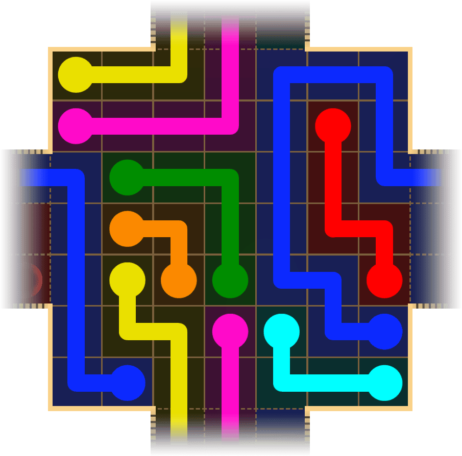 Flow Free Warps 1713 Solution