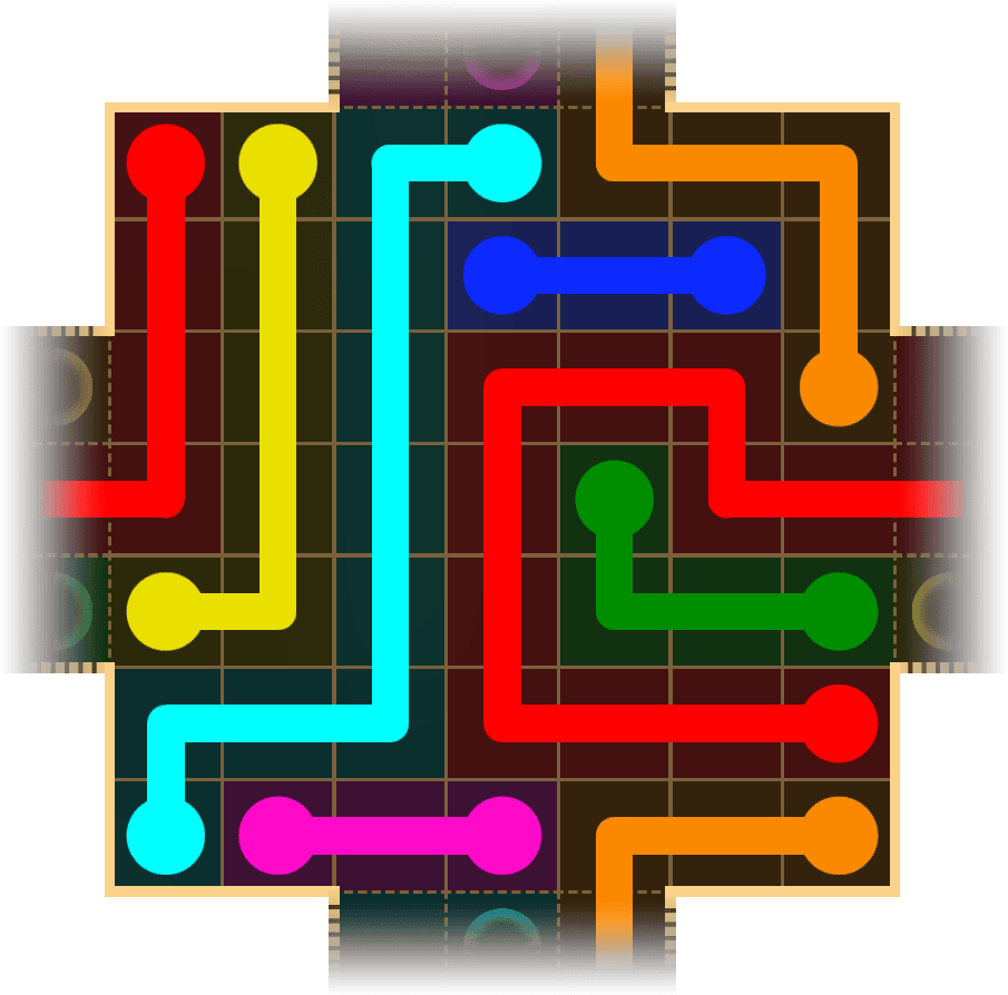 Flow Free Warps 1721 Solution