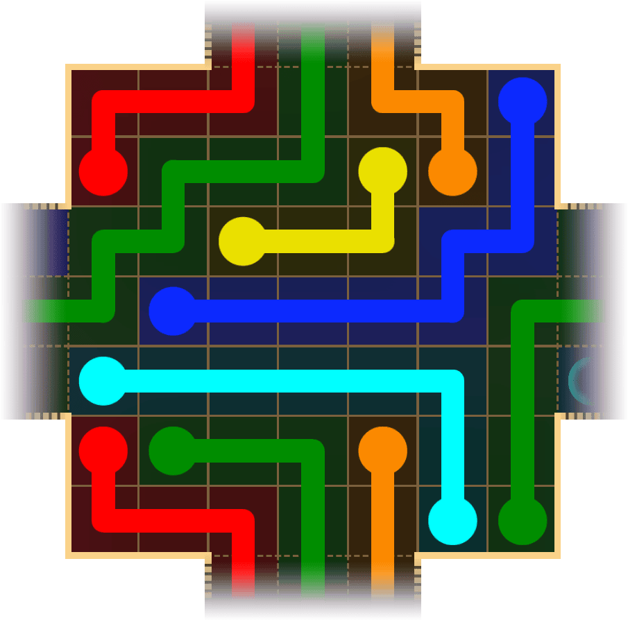 Flow Free Warps 1729 Solution