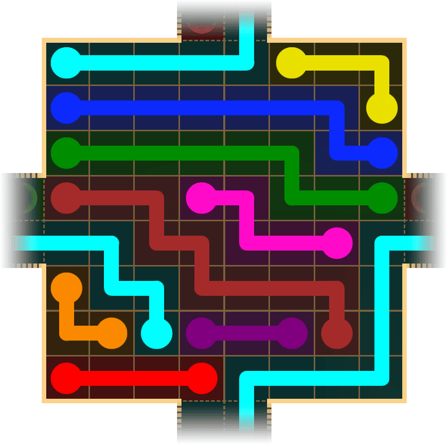 Flow Free Warps 1750 Solution