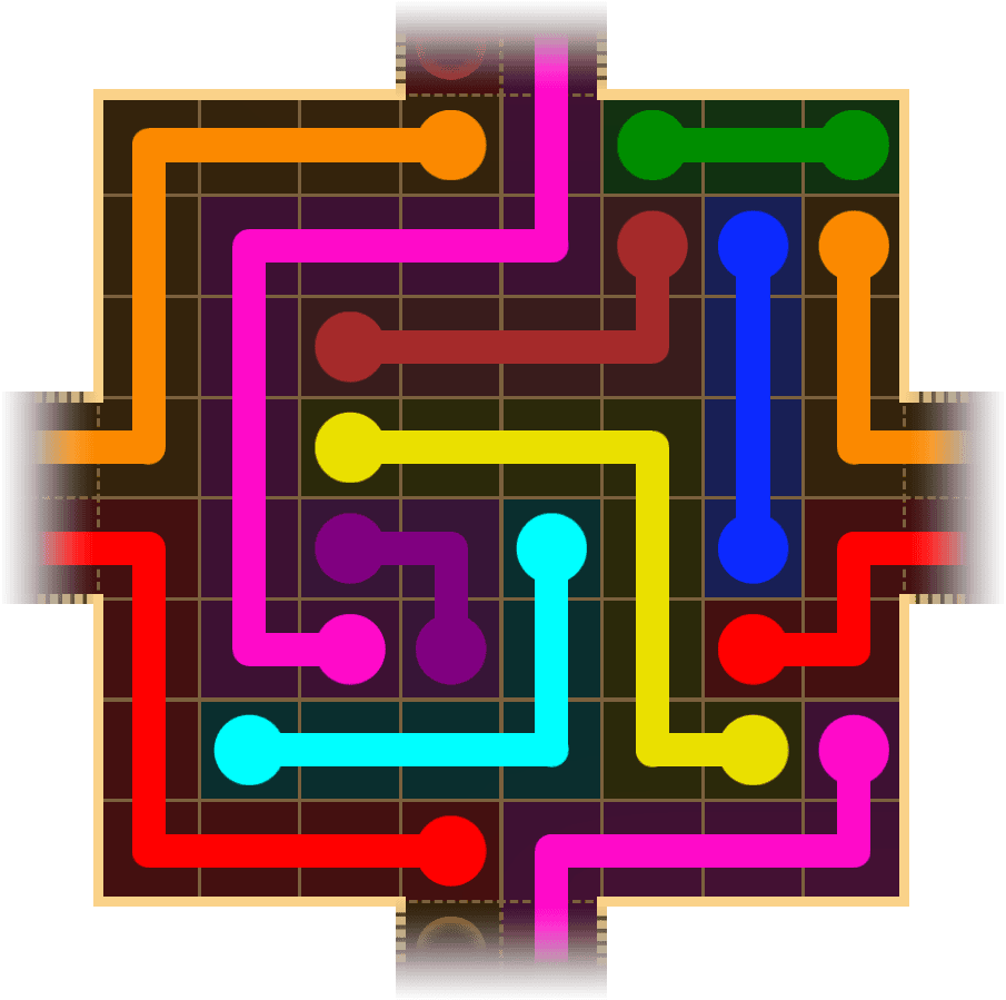 Flow Free Warps 1752 Solution