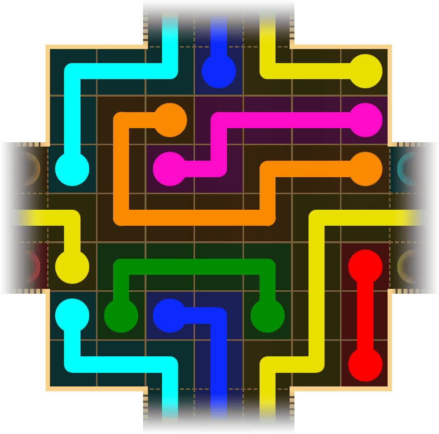 Flow Free Warps 1761 Solution