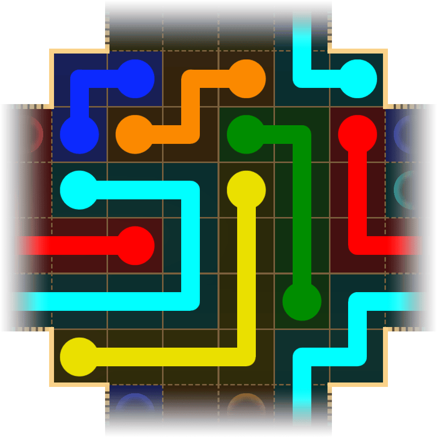 Flow Free Warps 1762 Solution