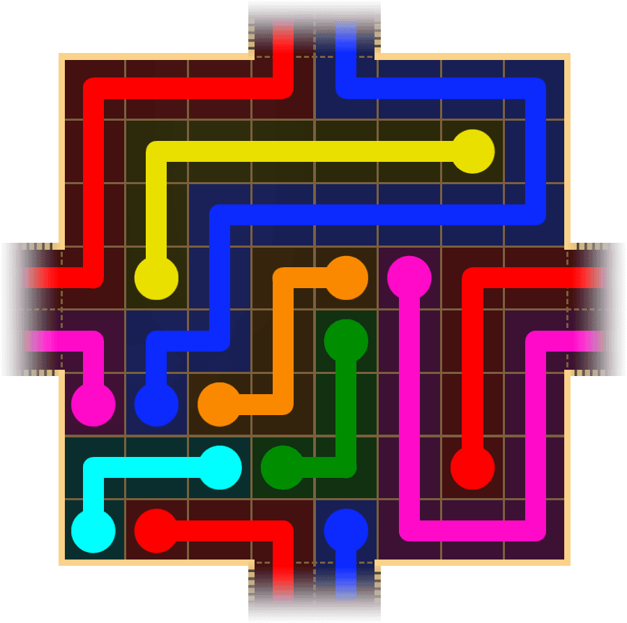 Flow Free Warps 1766 Solution
