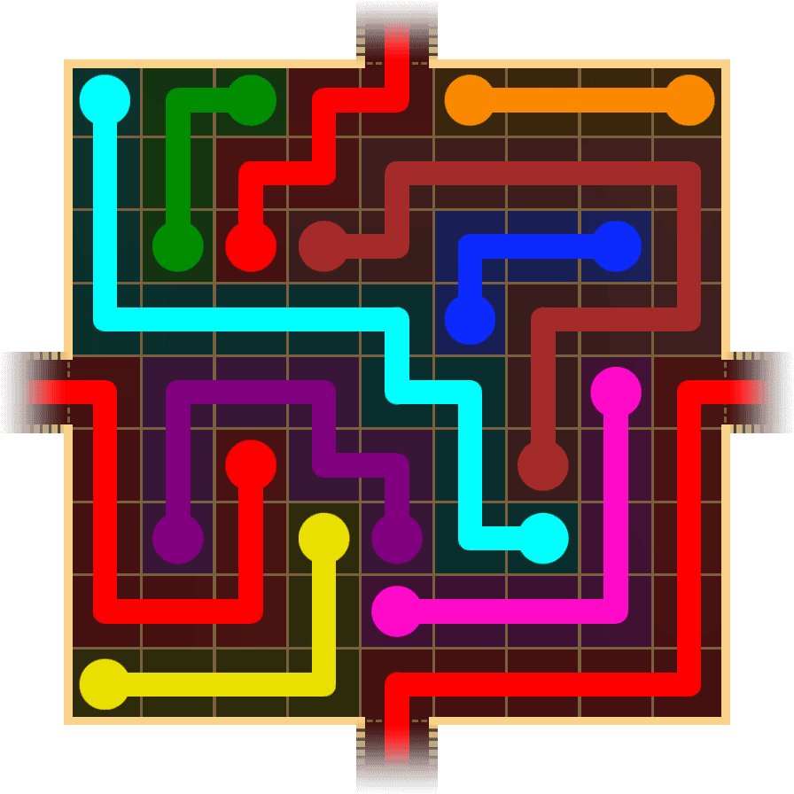 Flow Free Warps 1767 Solution