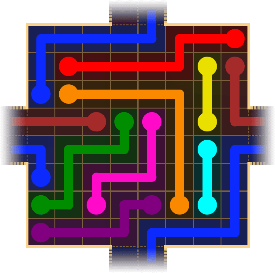 Flow Free Warps 1742 Solution