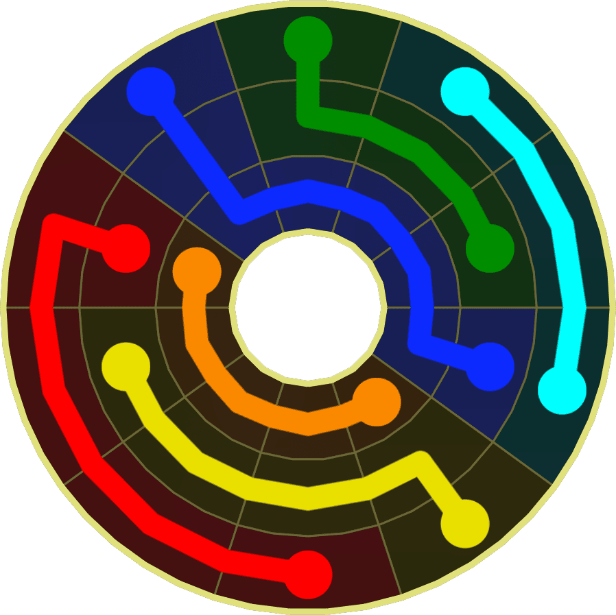 Flow Free Warps 1814 Solution