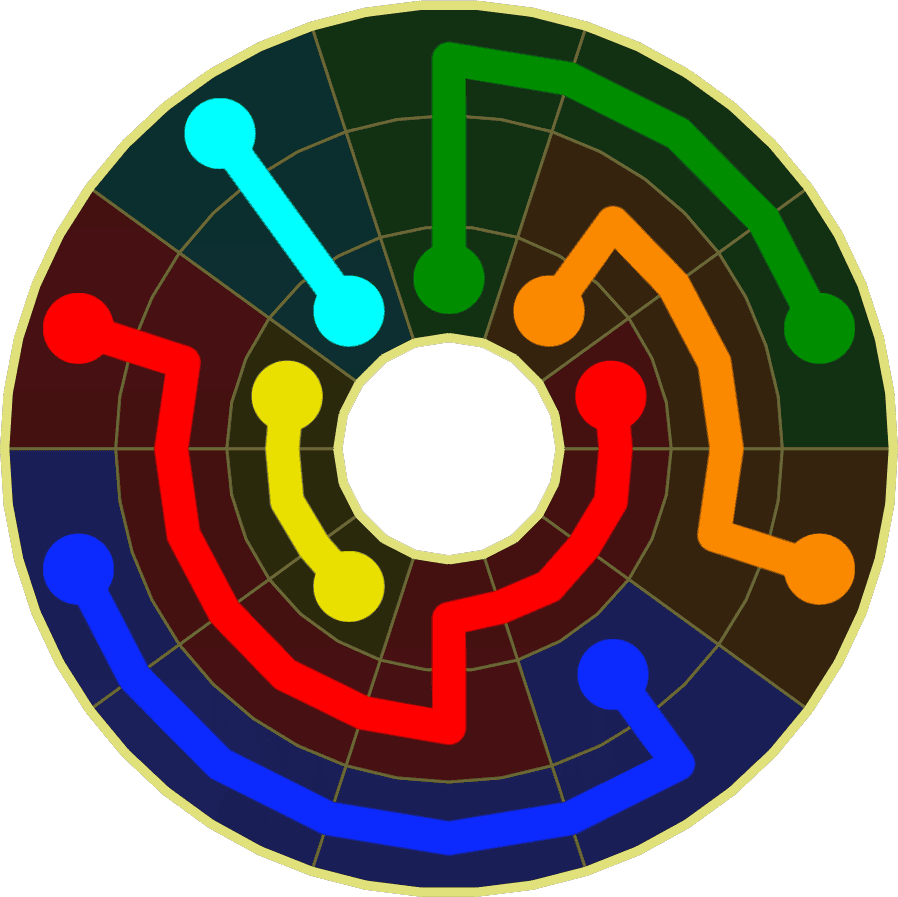 Flow Free Warps 1816 Solution