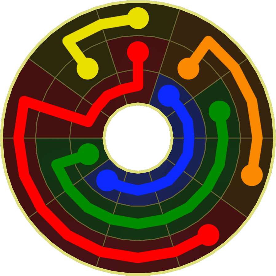 Flow Free Warps 1820 Solution