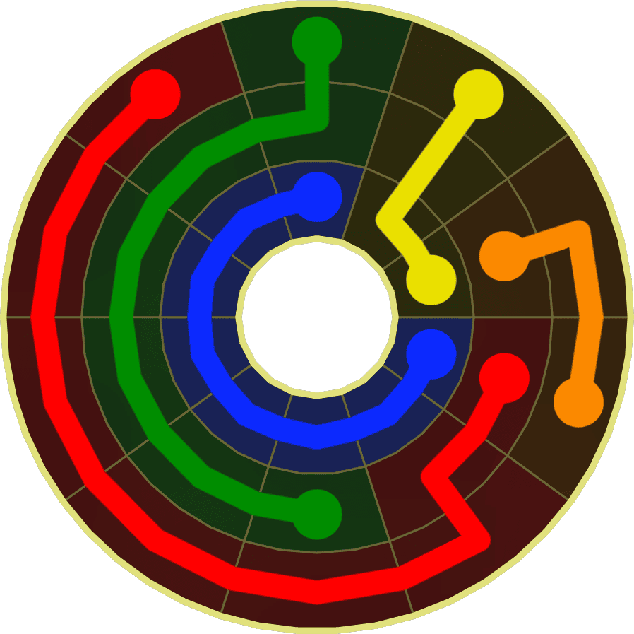 Flow Free Warps 1824 Solution