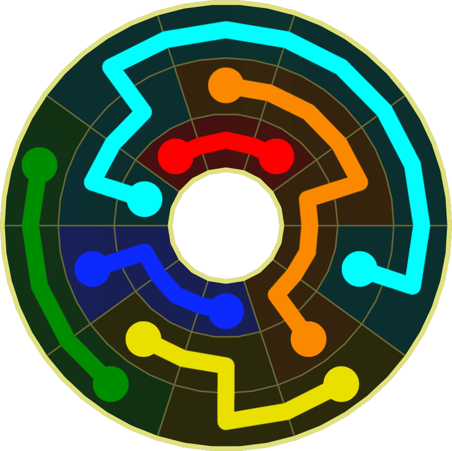 Flow Free Warps 1828 Solution