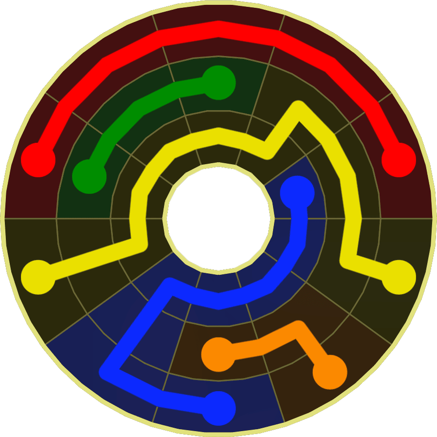 Flow Free Warps 1805 Solution