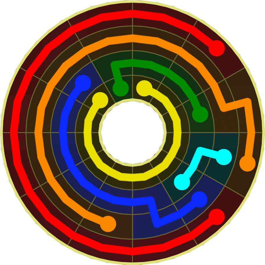 Flow Free Warps 1838 Solution
