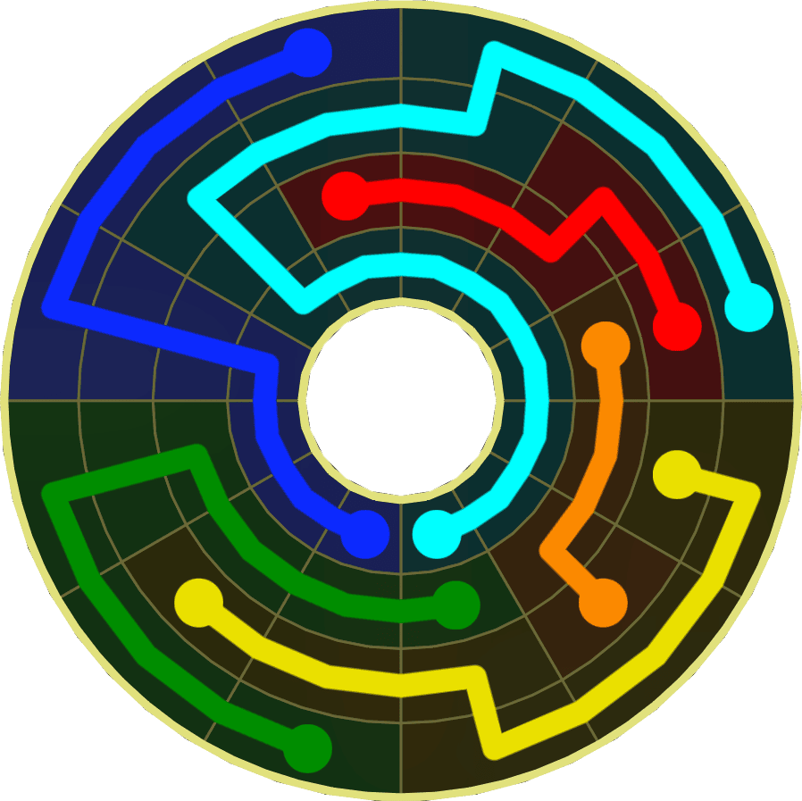 Flow Free Warps 1839 Solution