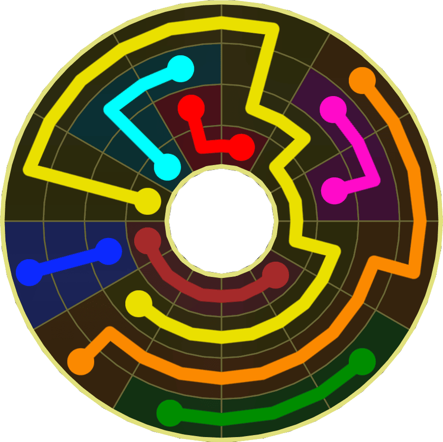 Flow Free Warps 1848 Solution