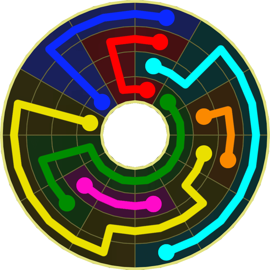 Flow Free Warps 1849 Solution