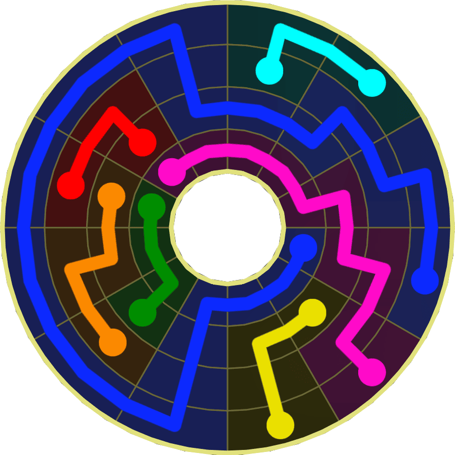 Flow Free Warps 1855 Solution