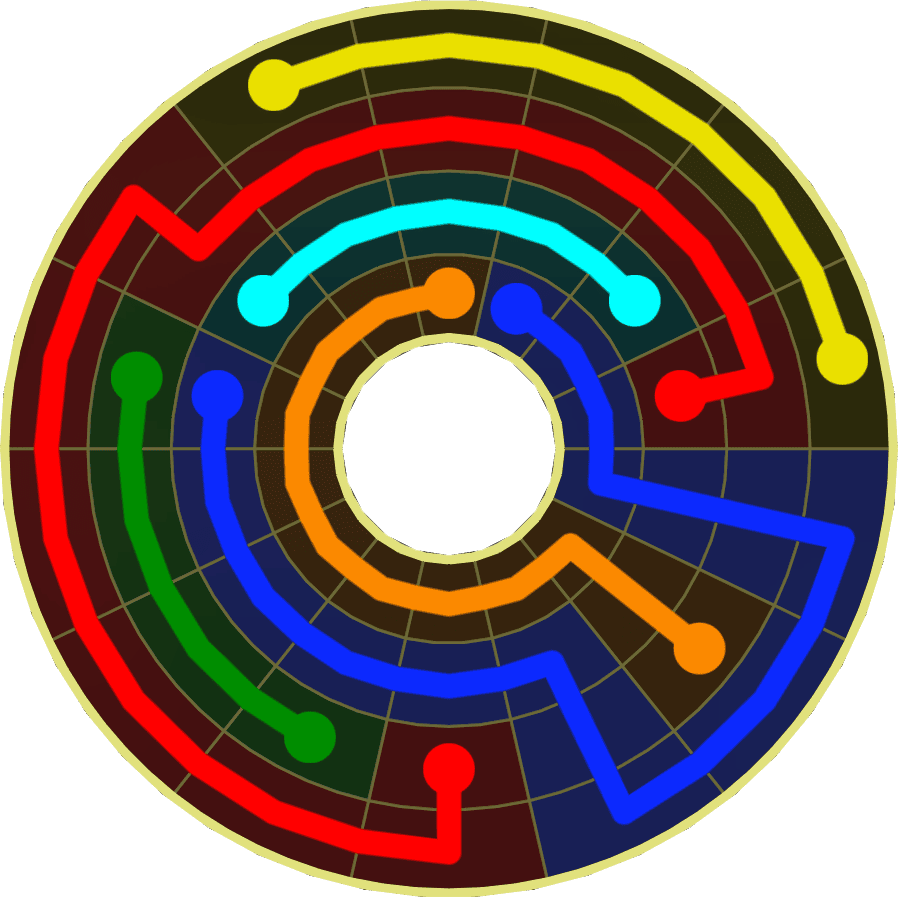 Flow Free Warps 1861 Solution