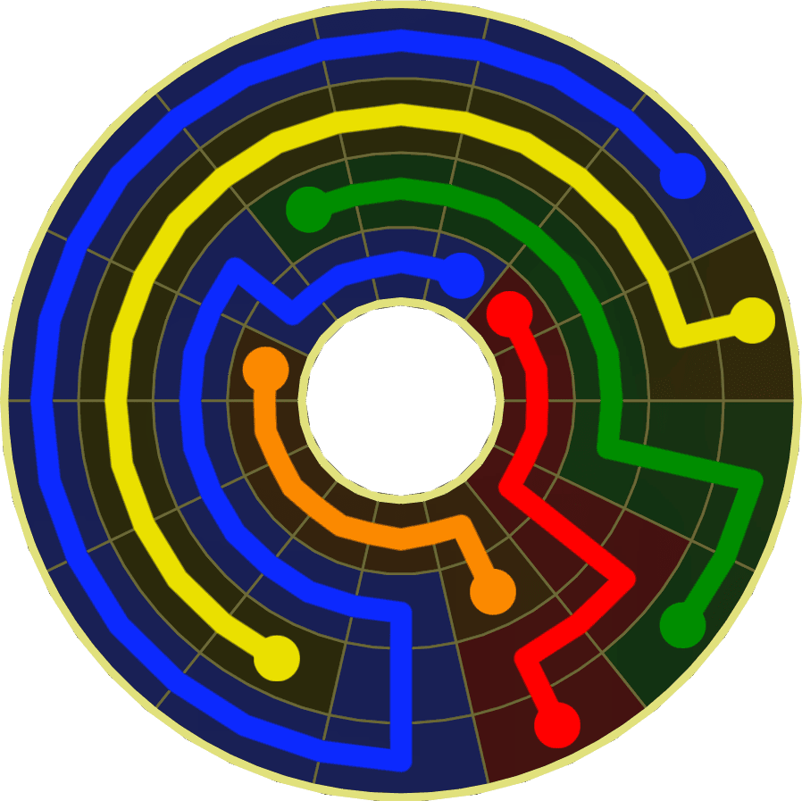Flow Free Warps 1862 Solution