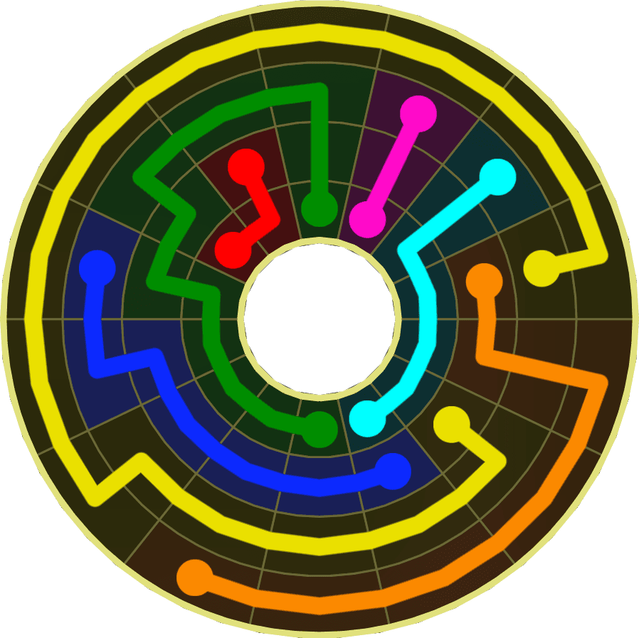 Flow Free Warps 1867 Solution