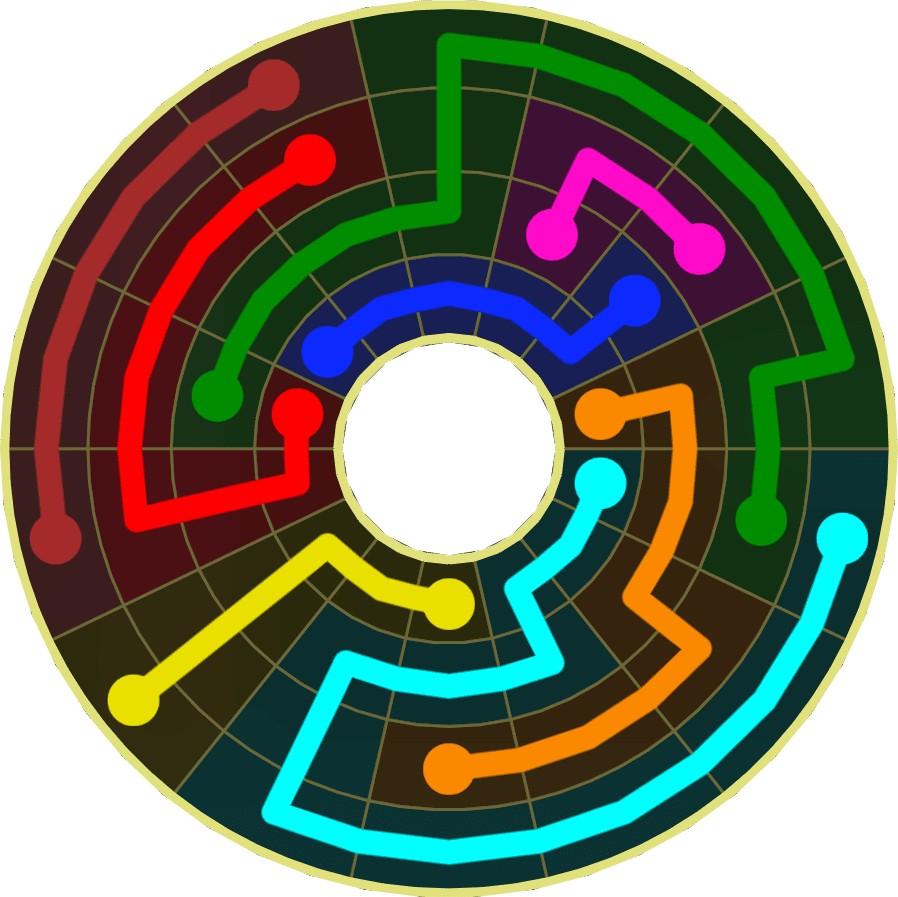 Flow Free Warps 1870 Solution