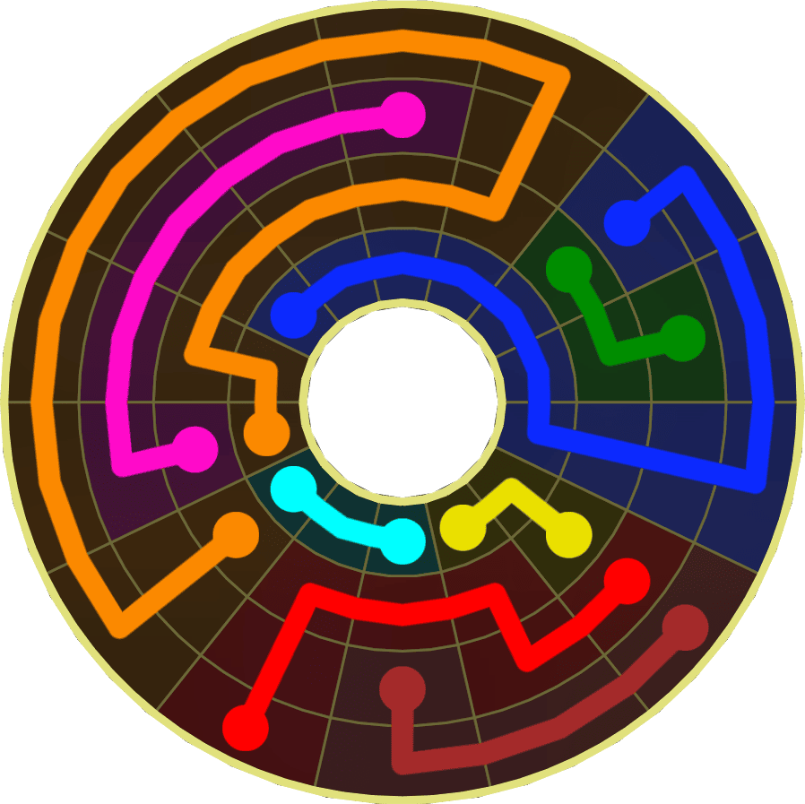 Flow Free Warps 1872 Solution