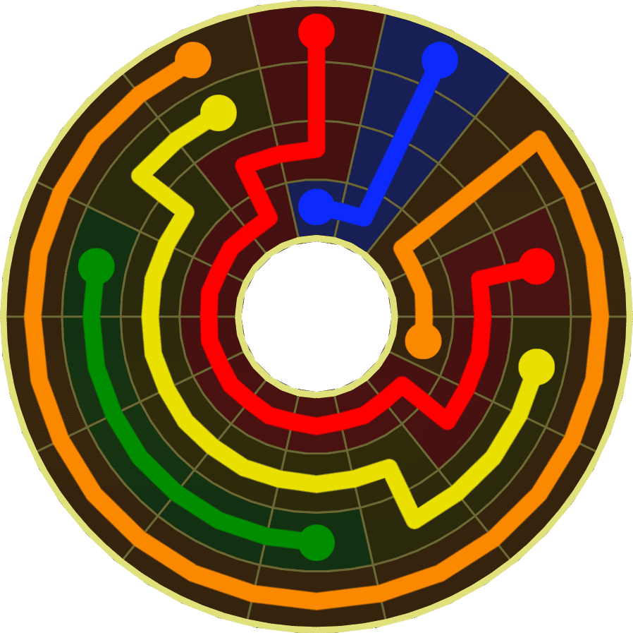 Flow Free Warps 1873 Solution