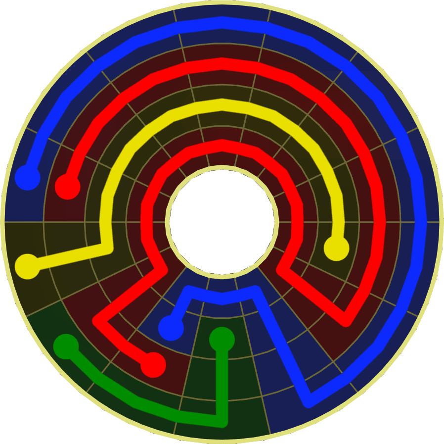Flow Free Warps 1876 Solution