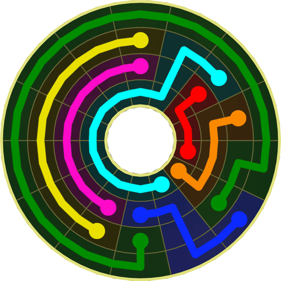 Flow Free Warps 1878 Solution