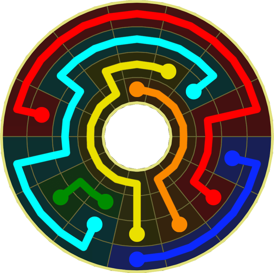 Flow Free Warps 1884 Solution