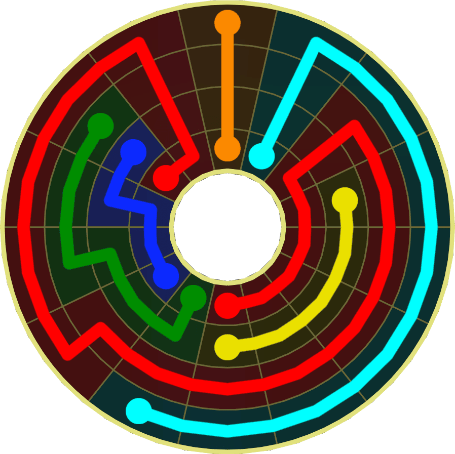 Flow Free Warps 1885 Solution