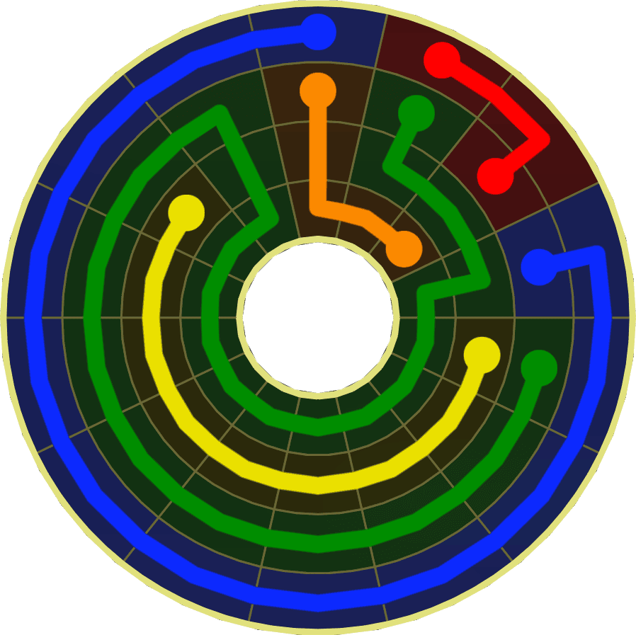 Flow Free Warps 1887 Solution