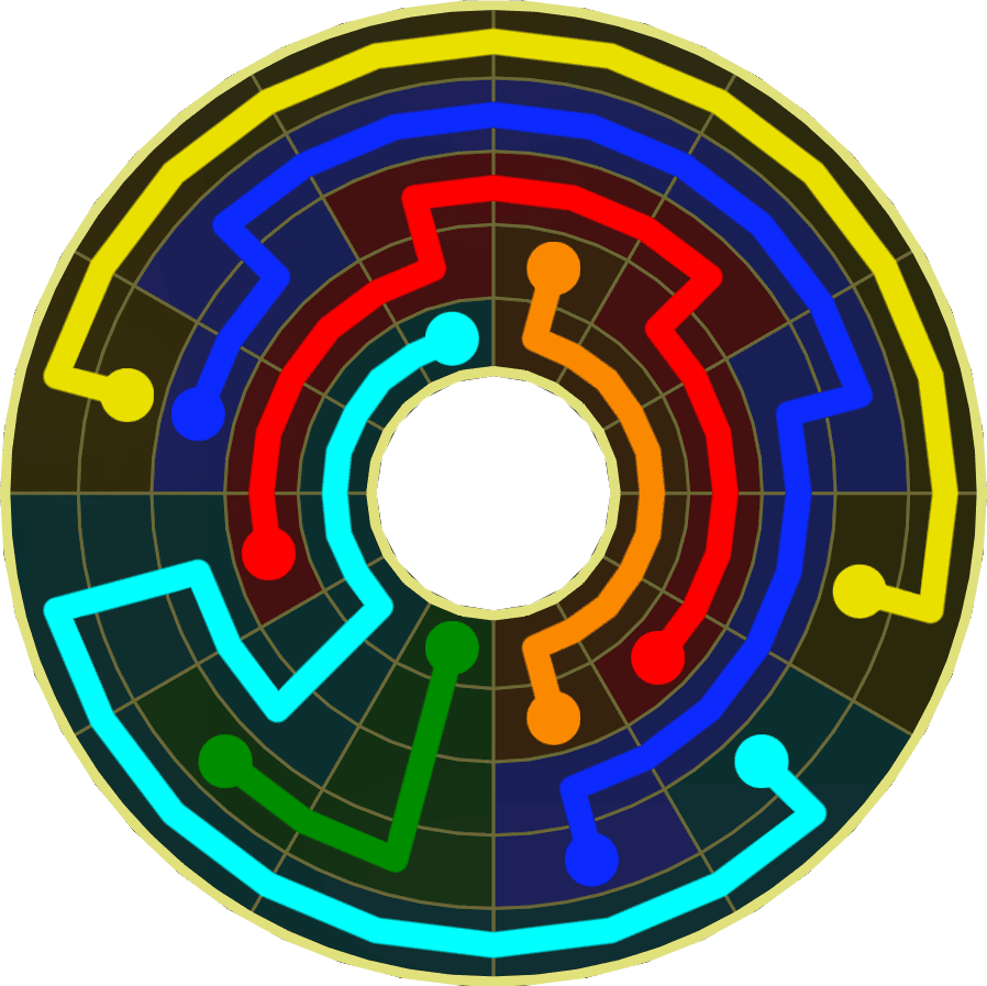 Flow Free Warps 1906 Solution