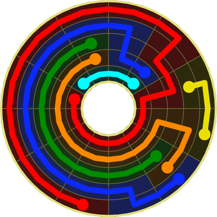 Flow Free Warps 1911 Solution