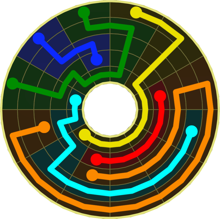 Flow Free Warps 1919 Solution
