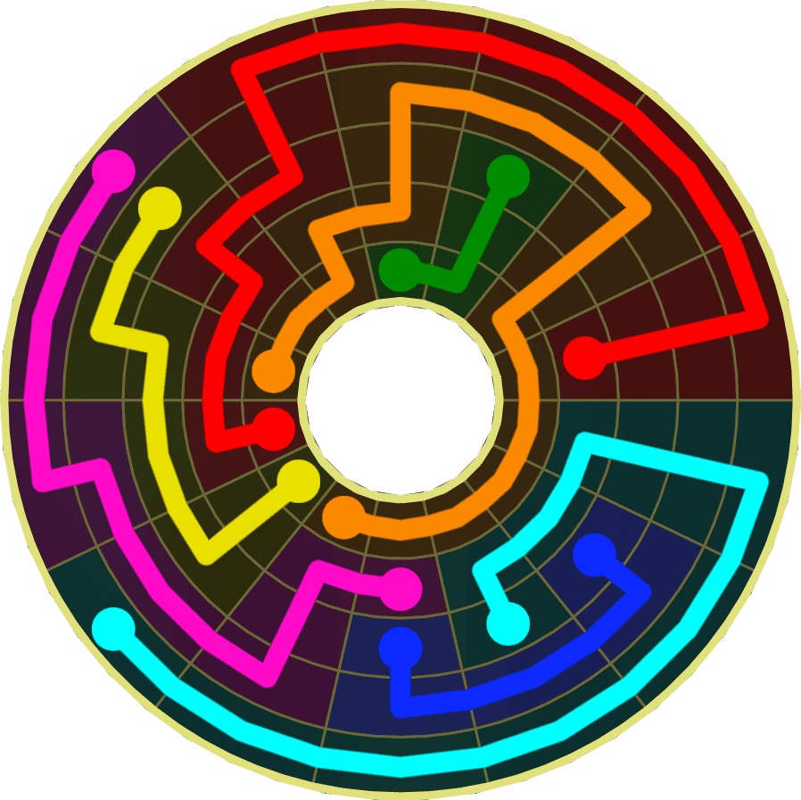 Flow Free Warps 1925 Solution