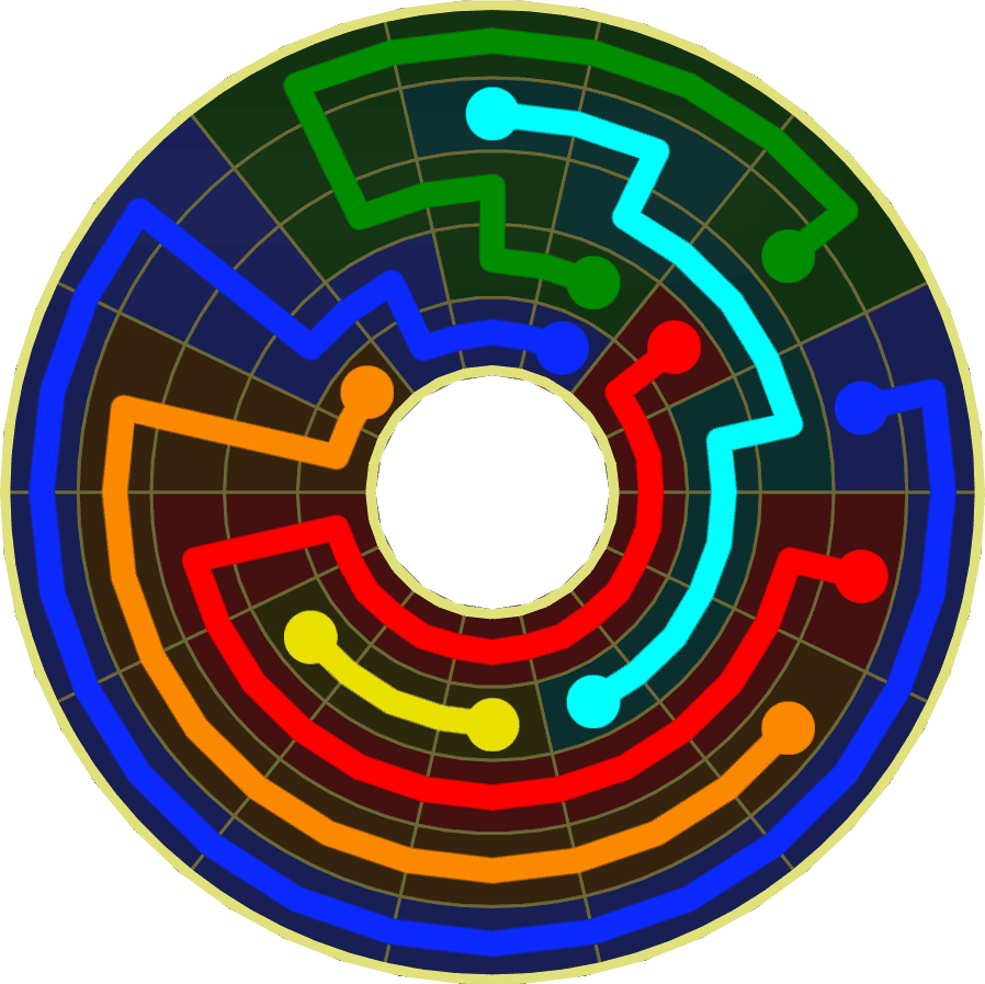 Flow Free Warps 1940 Solution
