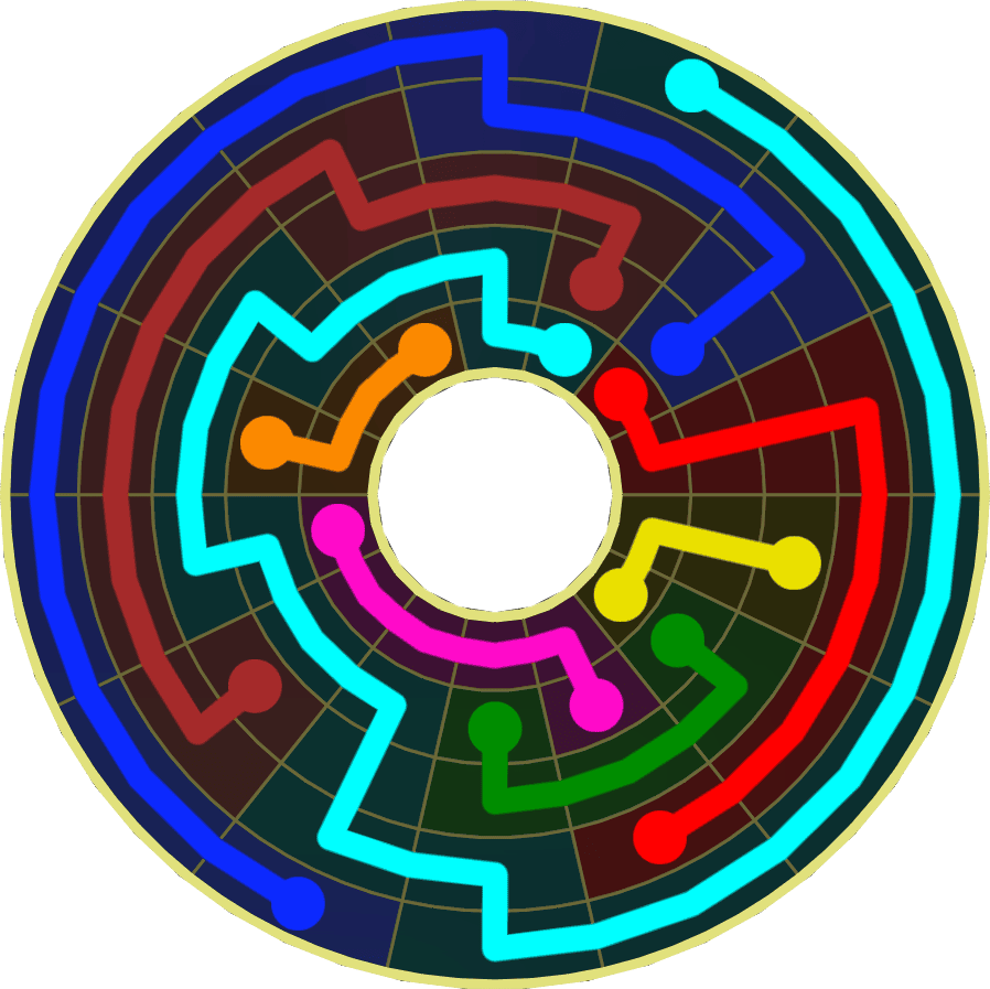 Flow Free Warps 1944 Solution