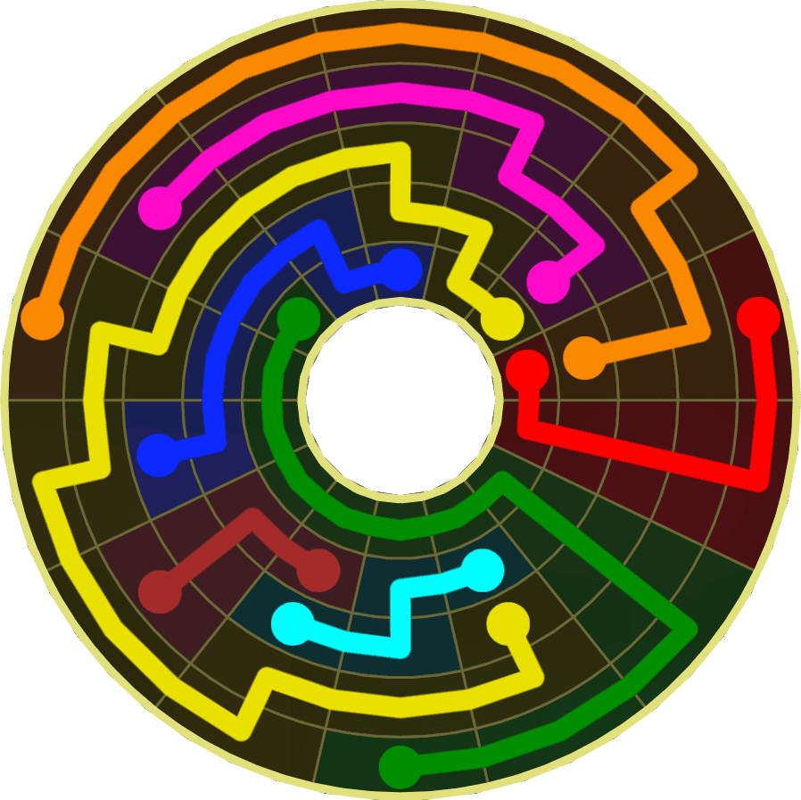 Flow Free Warps 1946 Solution