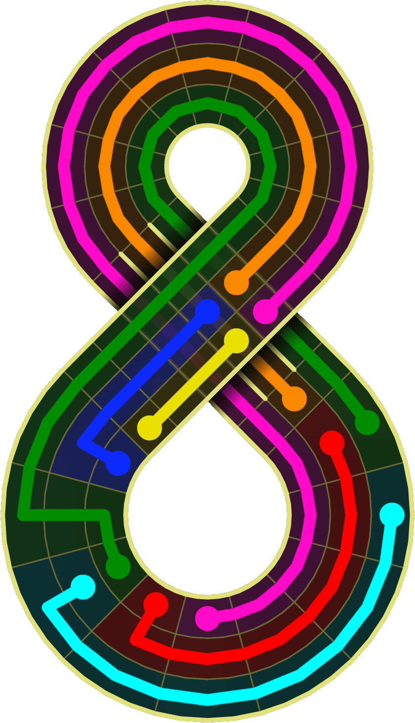 Flow Free Warps 2030 Solution