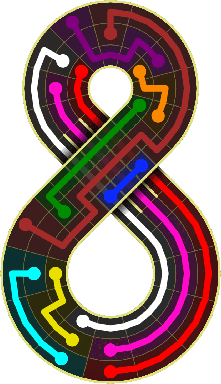 Flow Free Warps 2040 Solution