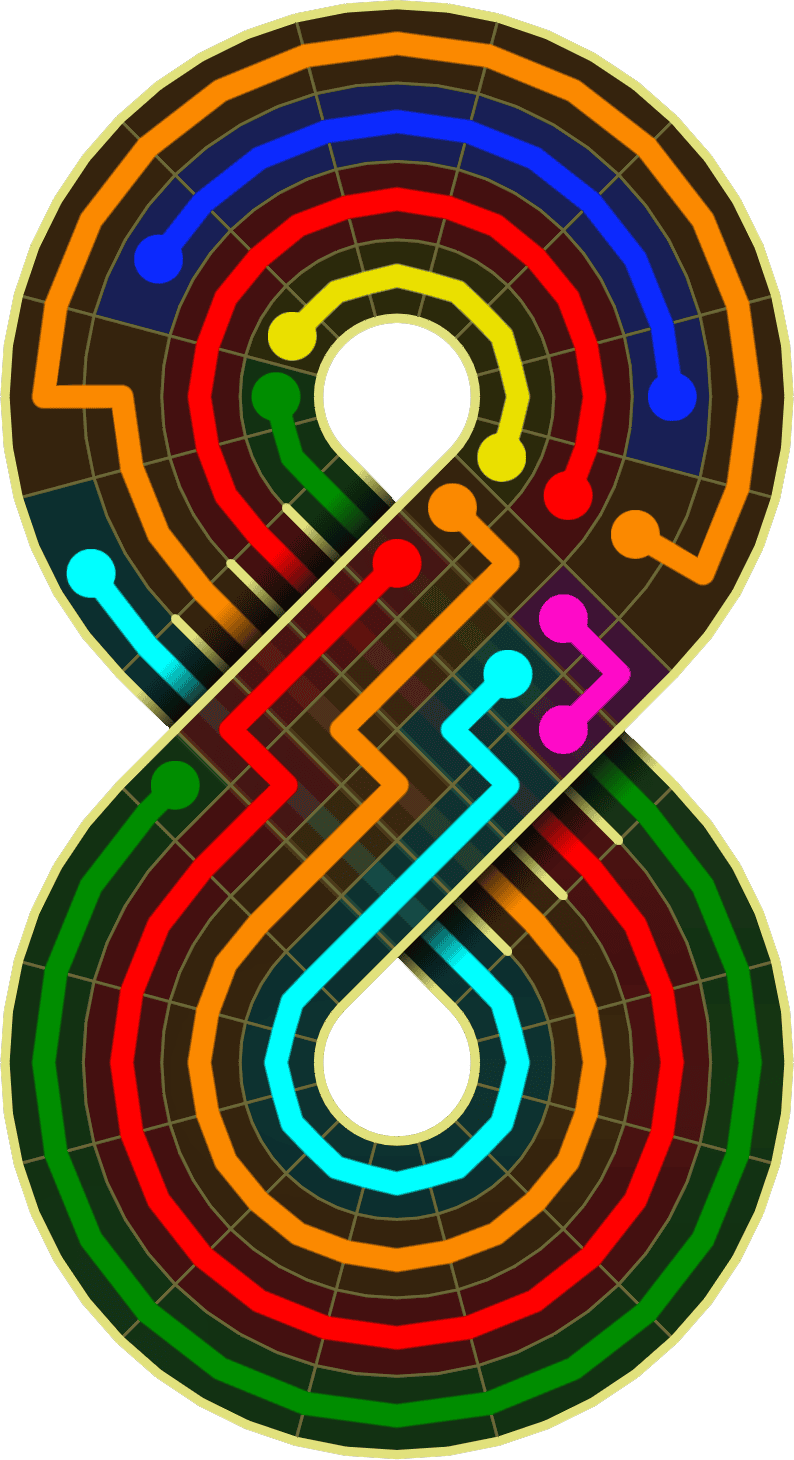 Flow Free Warps 2067 Solution