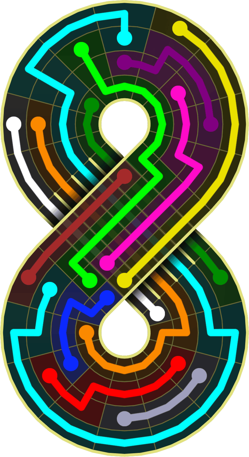 Flow Free Warps 2082 Solution