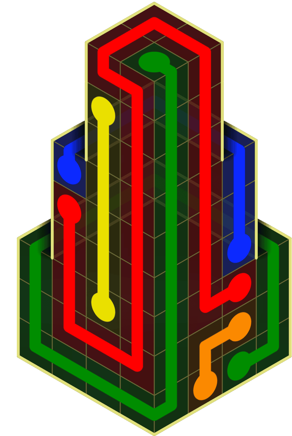 Flow Free Warps 2101 Solution