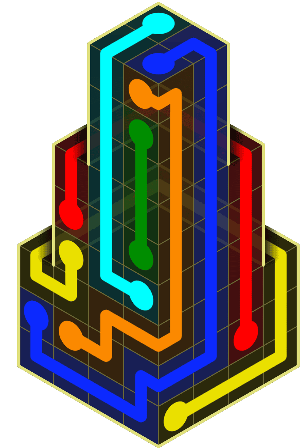 Flow Free Warps 2111 Solution