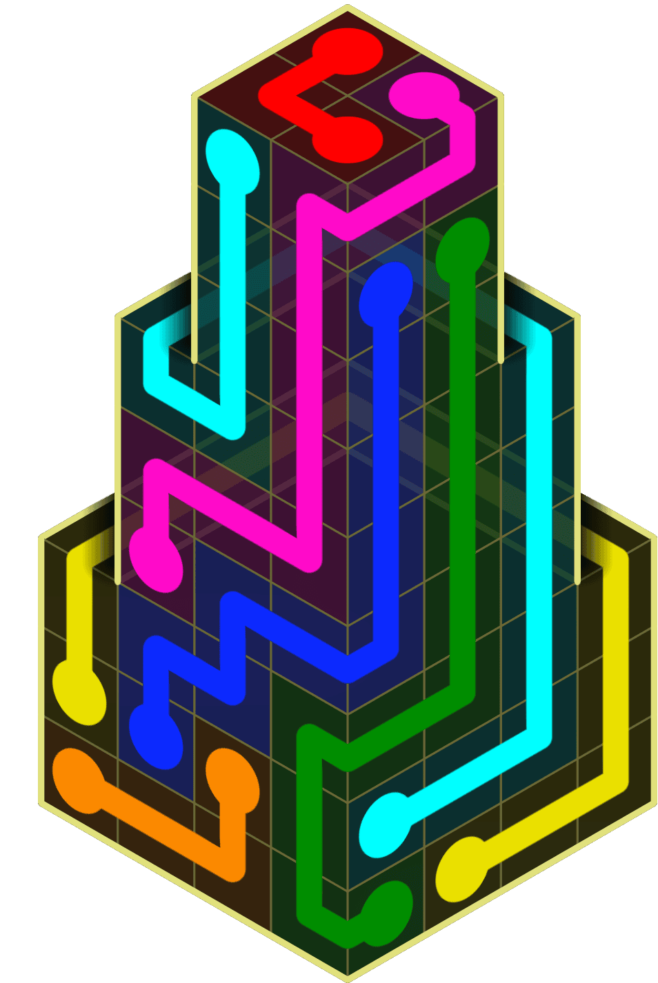 Flow Free Warps 2115 Solution