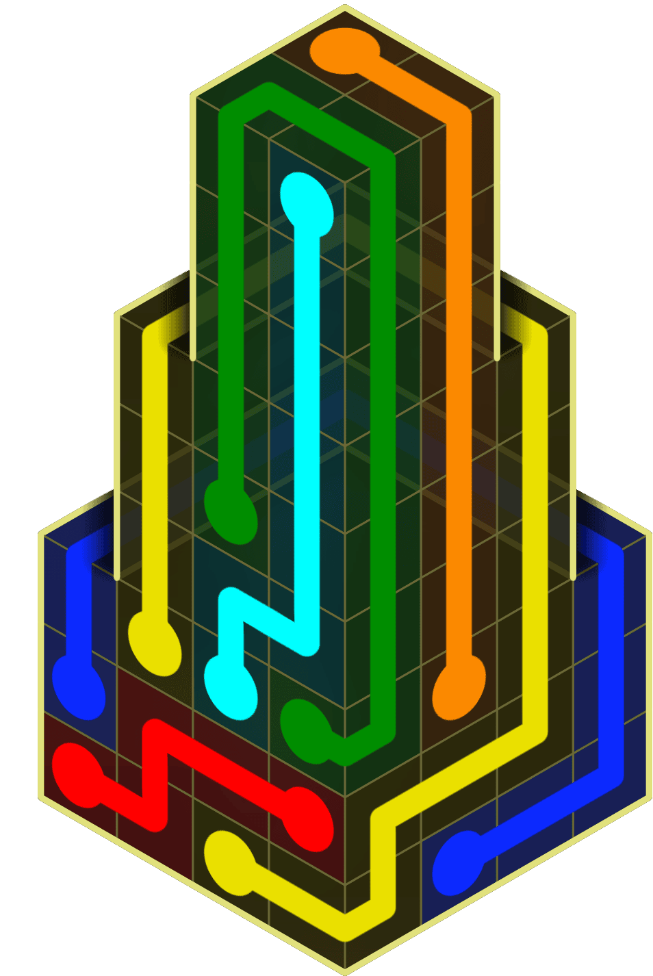 Flow Free Warps 2118 Solution